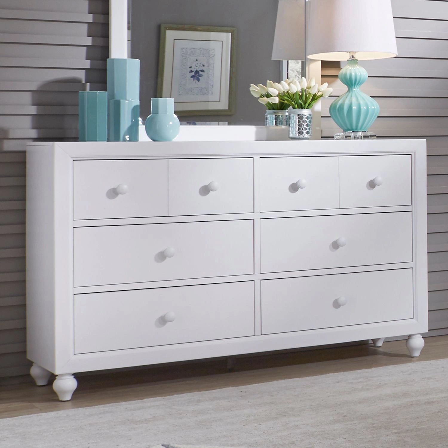 Cottage View 6 Drawer Dresser image