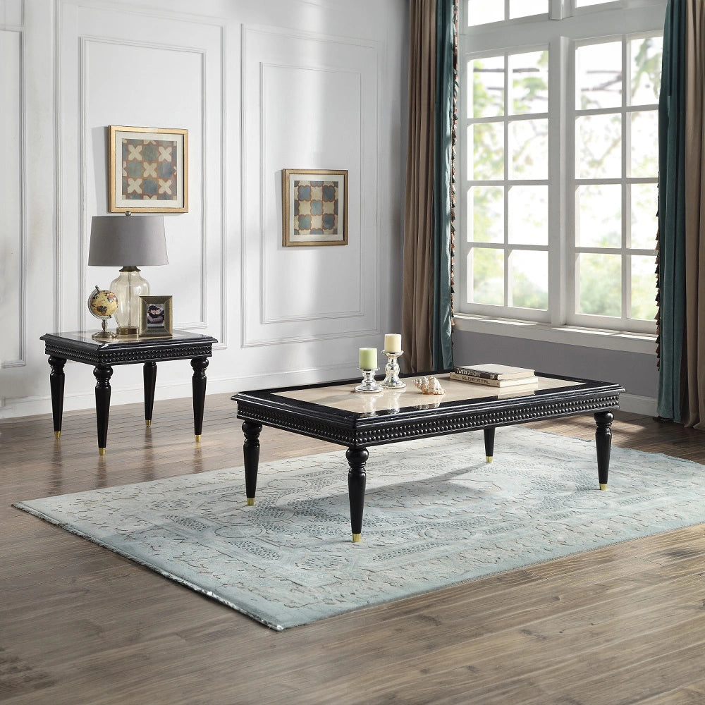 Coffee Table w/Marble Top