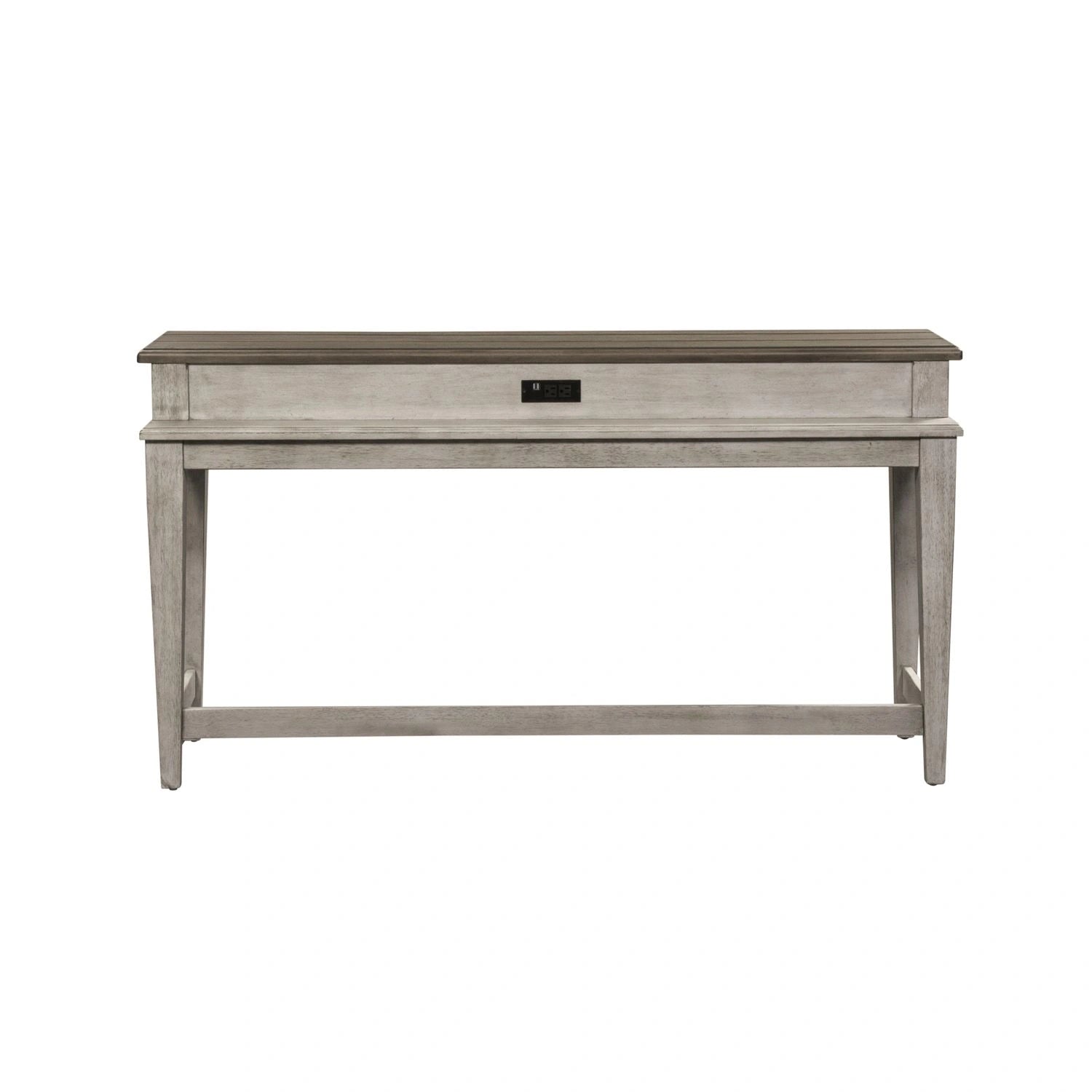 Heartland Console Bar Table in Antique White image