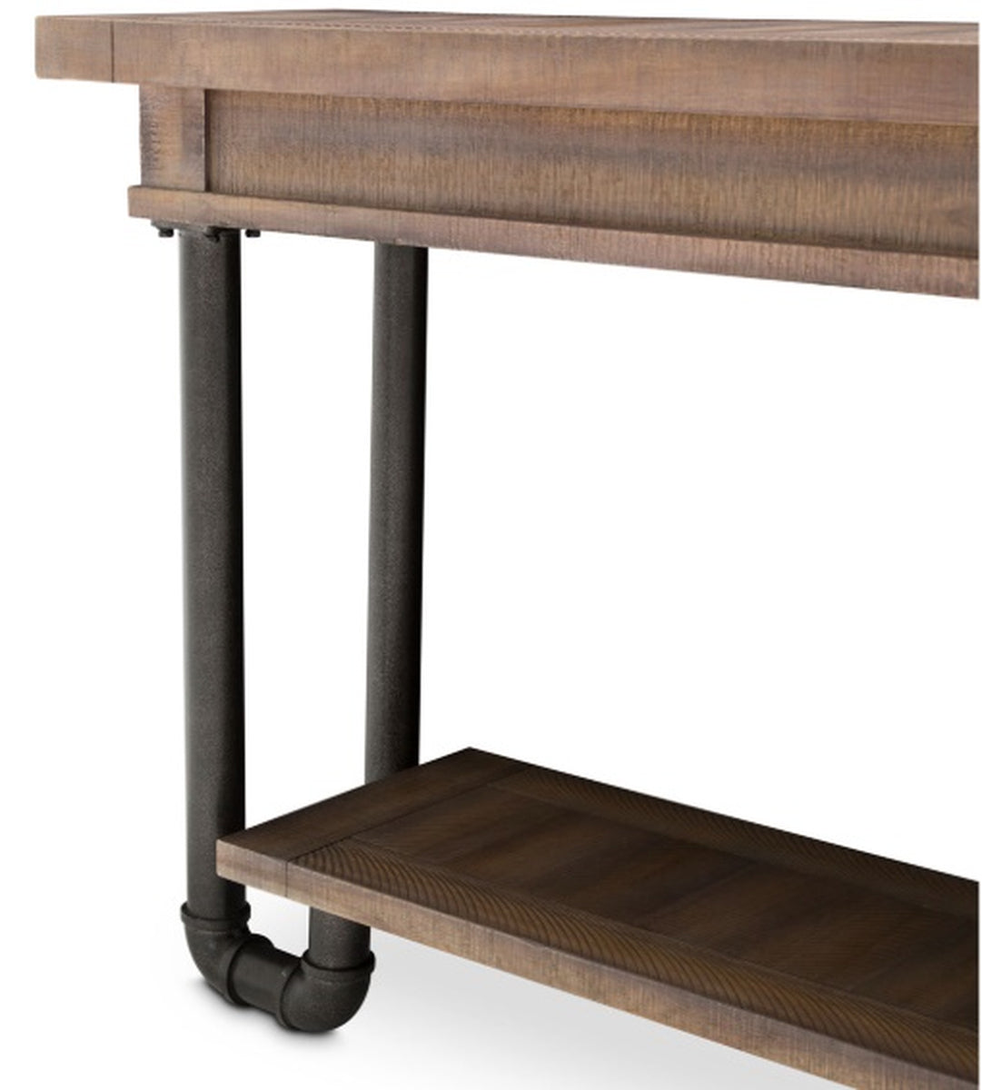 Aico Crossings Console Table in Reclaimed Barn