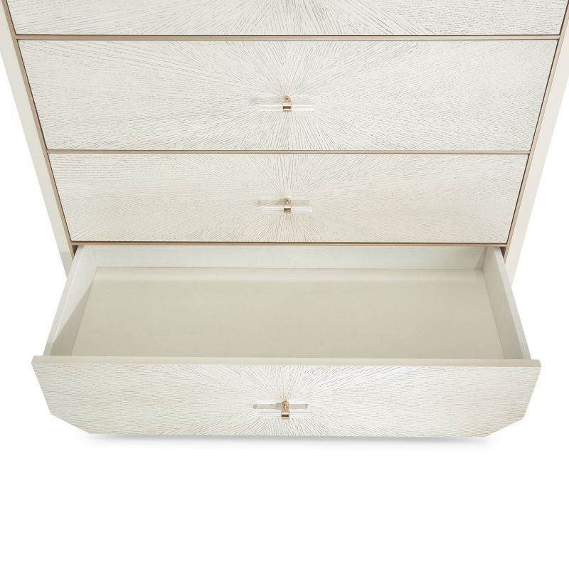 AICO La Rachelle Drawer Chest in Medium Champagne - Luxury Home Furniture (MI)