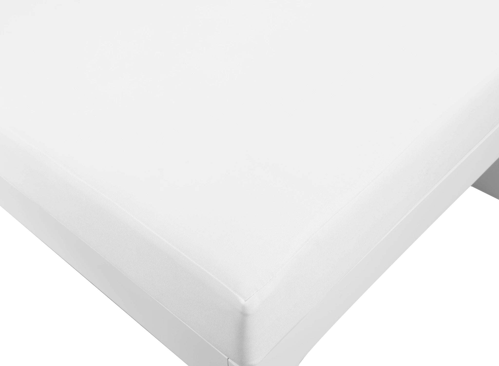 Nizuc White Waterproof Fabric Outdoor Patio Aluminum Armless Chair