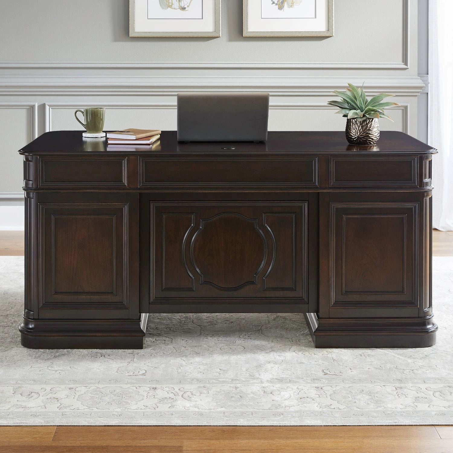Brayton Manor Jr Executive Desk Top image