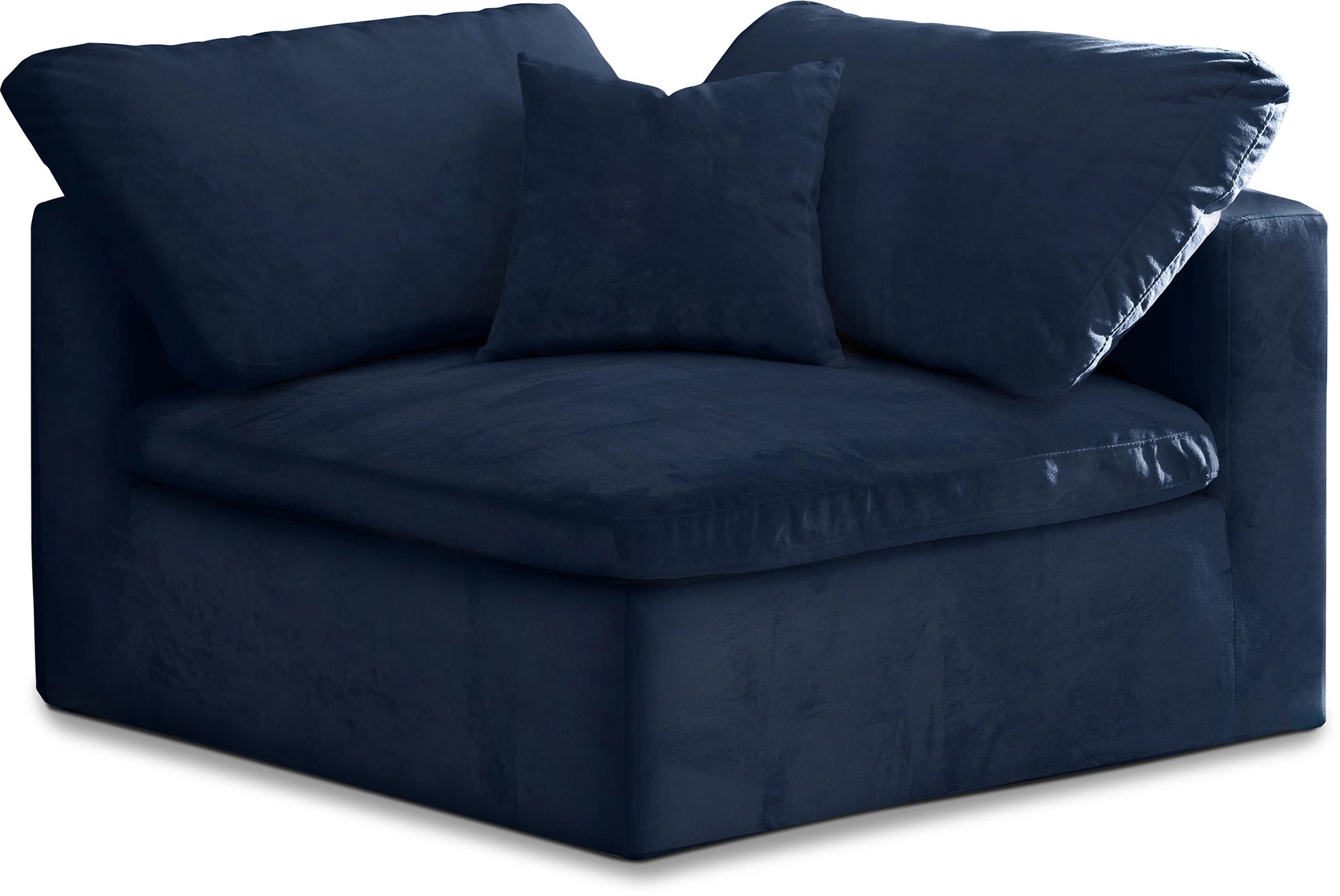 Cozy Navy Velvet Chair