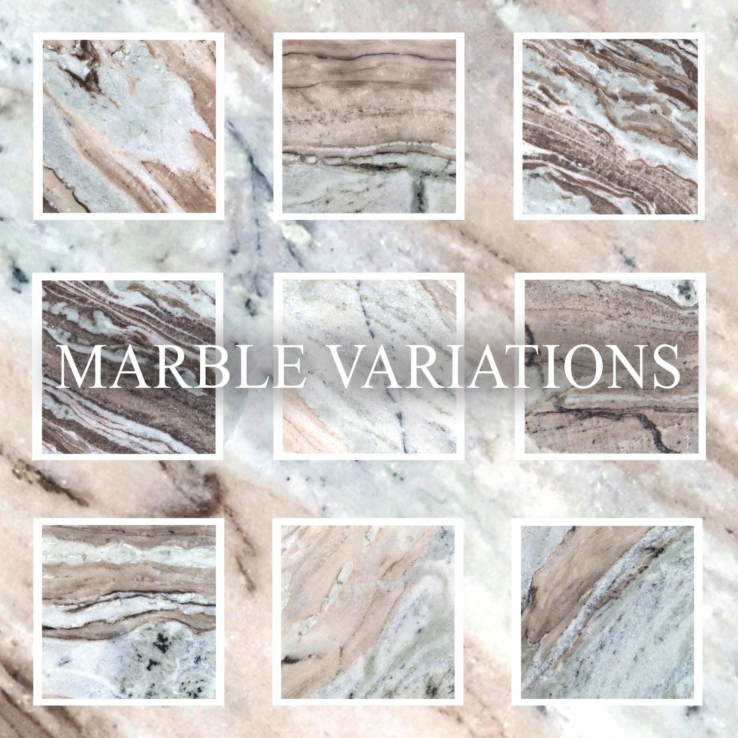 Kaleidoscope Round Pedestal Marble Table Top image