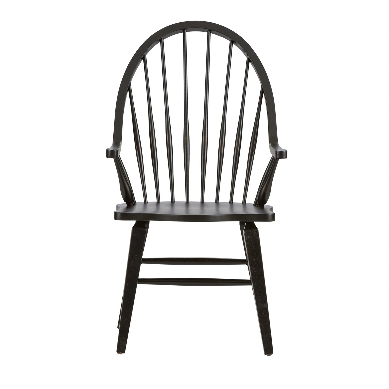 Hearthstone Ridge Windsor Back Arm Chair - Black image