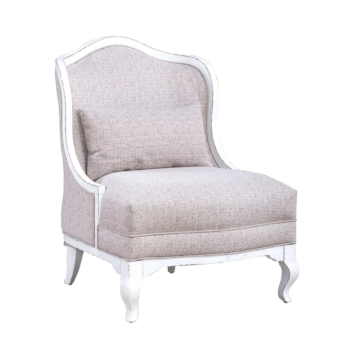 Magnolia Manor Upholstered Accent Chair in Antique White image