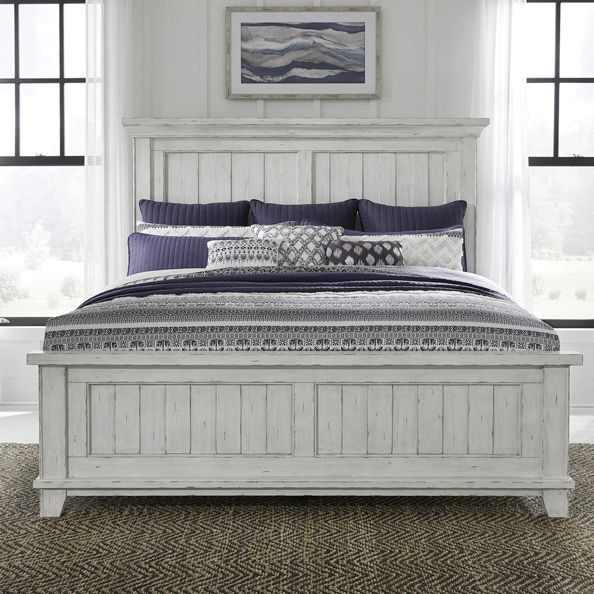 River Place King Panel Bed image