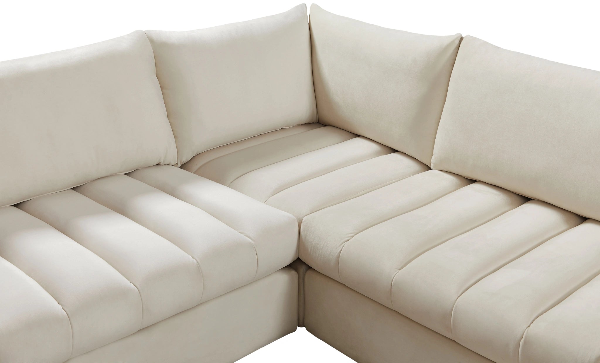 Jacob Cream Velvet Modular Sectional