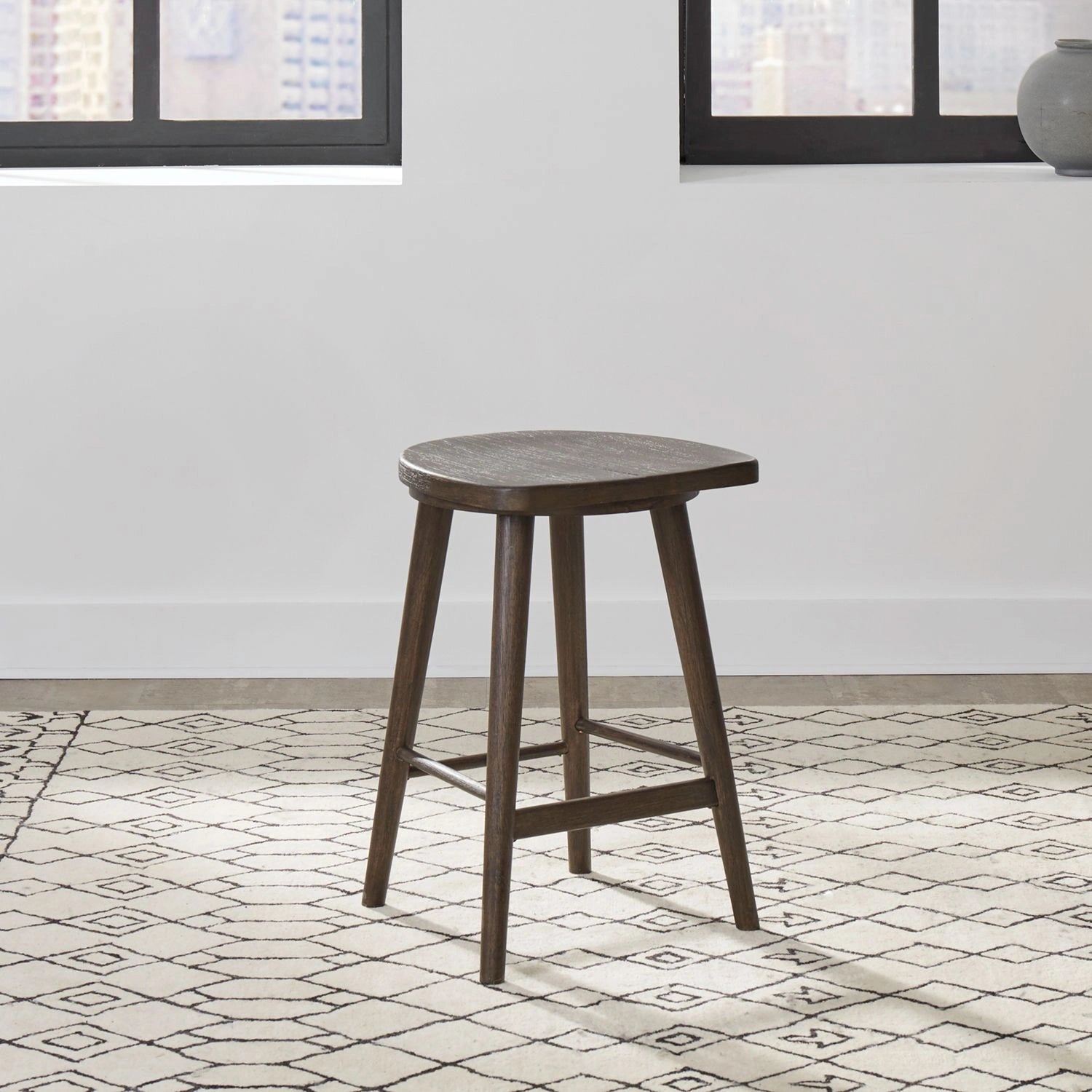 City View Console Stool (RTA) in Coffee Bean image