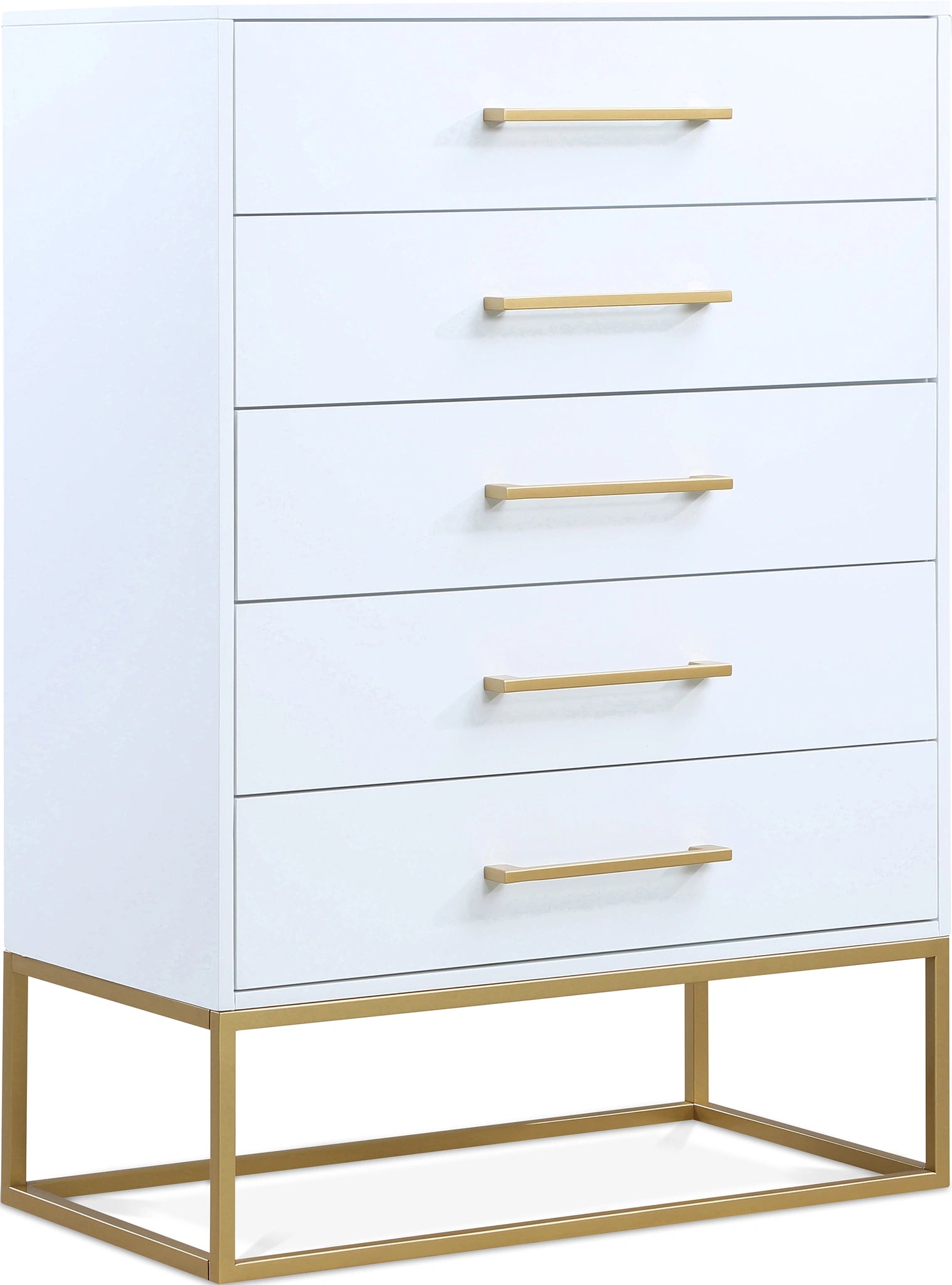 Maxine White / Gold Chest