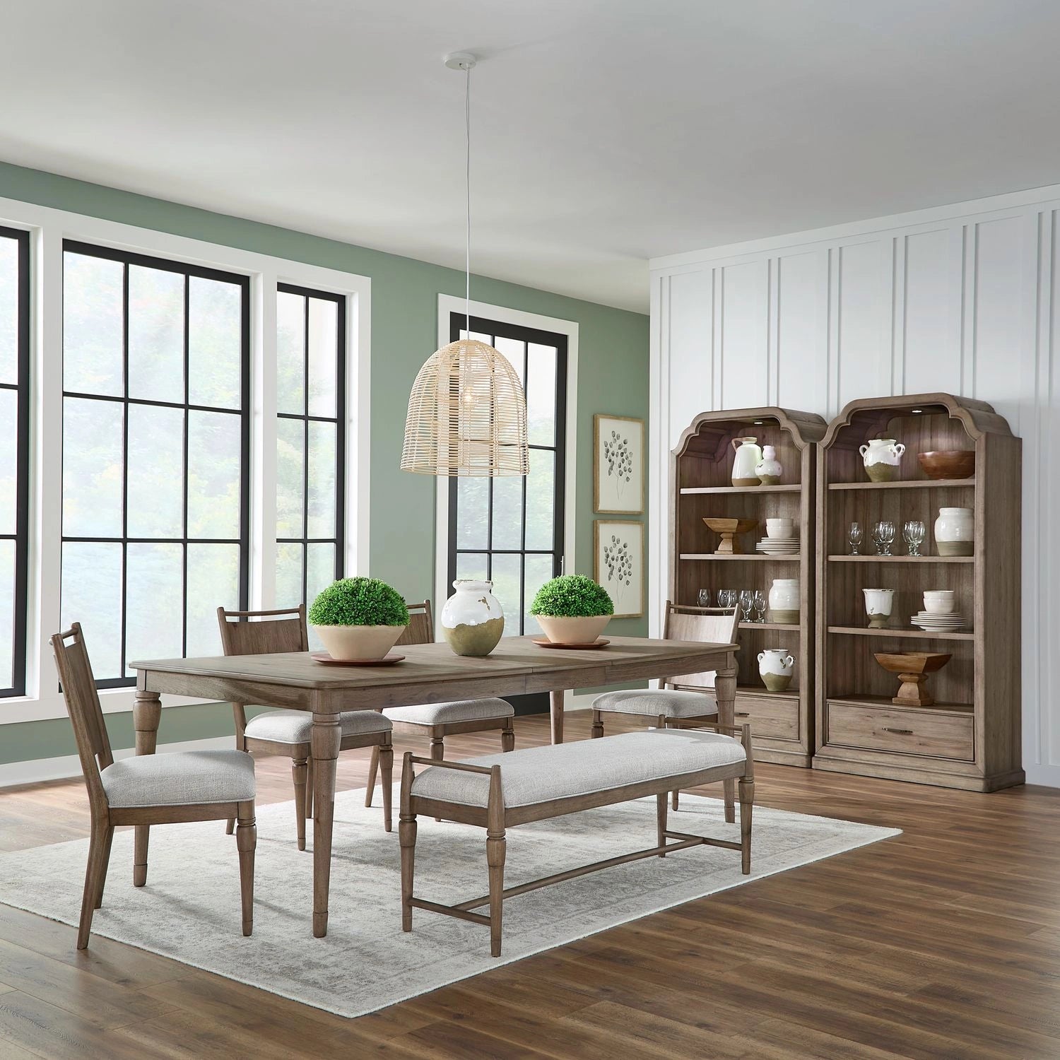 Hickory Grove 6 Piece Rectangular Table Set image