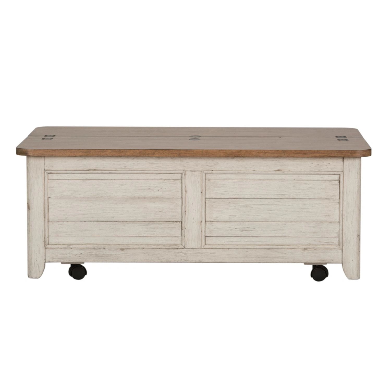 Farmhouse Reimagined Storage Trunk in Antique White image