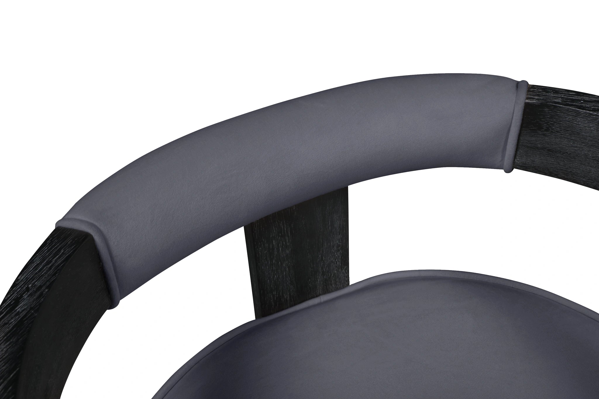 Regency Grey Velvet Dining Chair