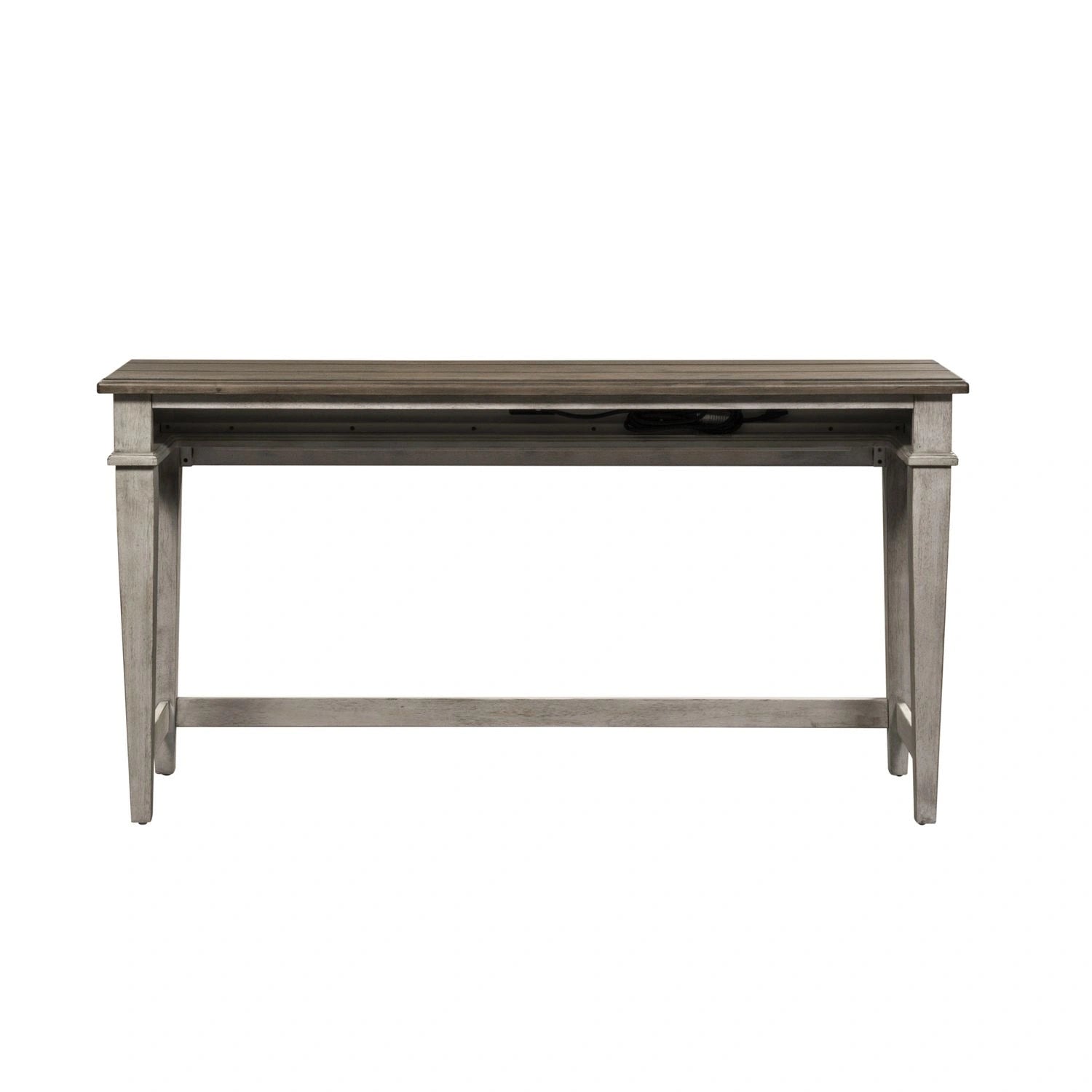 Heartland Console Bar Table in Antique White image