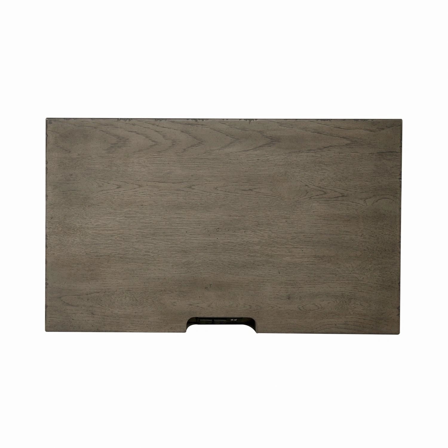 Americana Farmhouse 2 Drawer Nightstand in Dusty Taupe and Black image