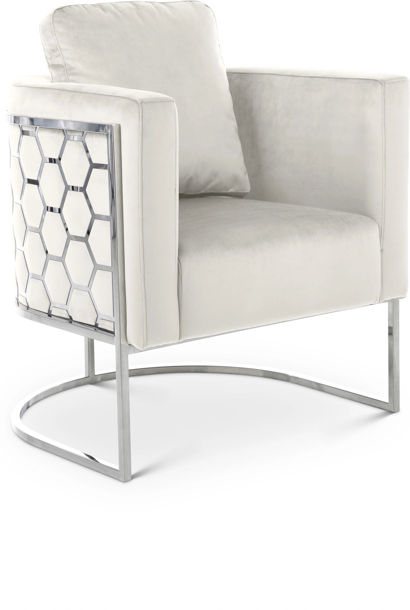 Casa Cream Velvet Chair