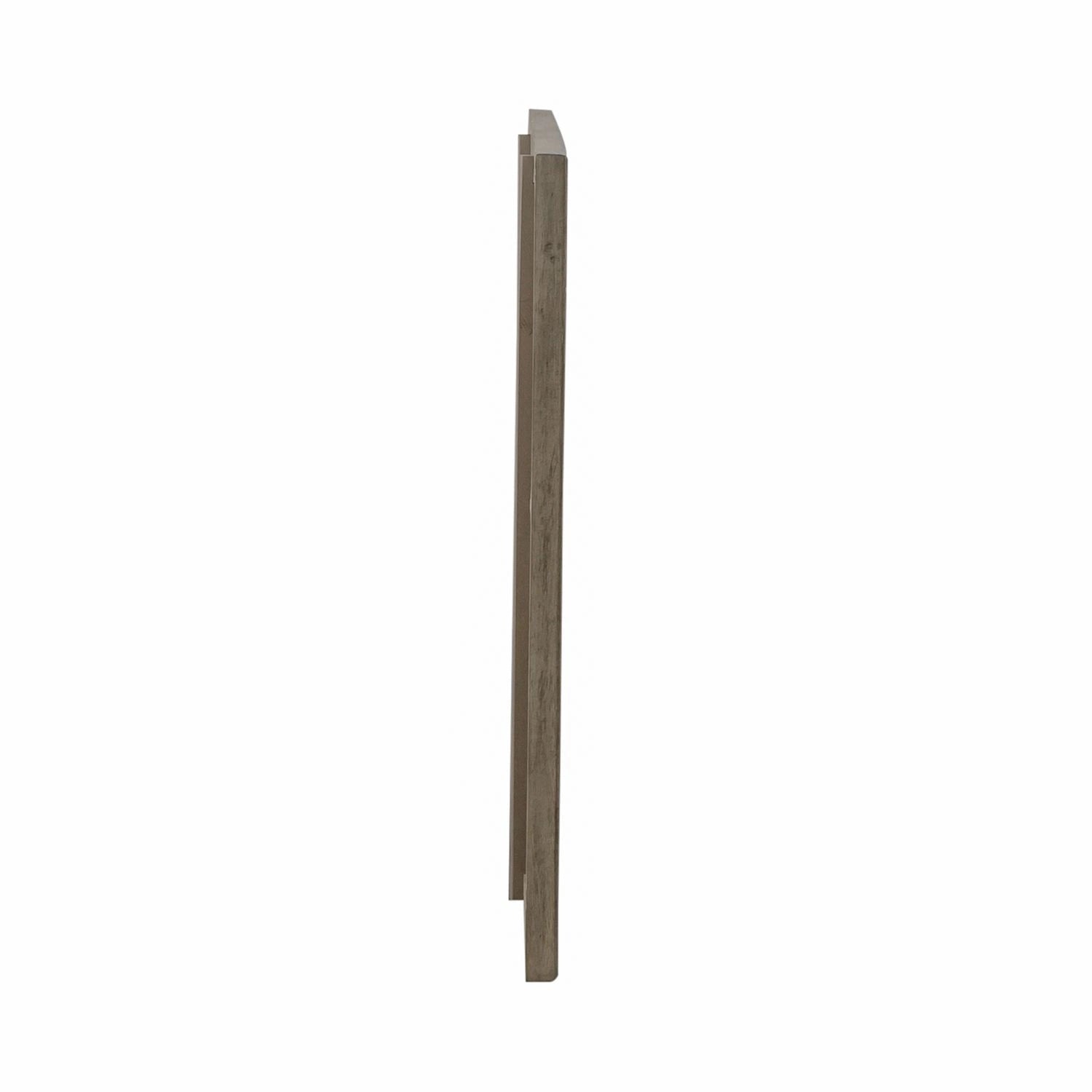 Americana Farmhouse Landscape Mirror in Dusty Taupe and Black image