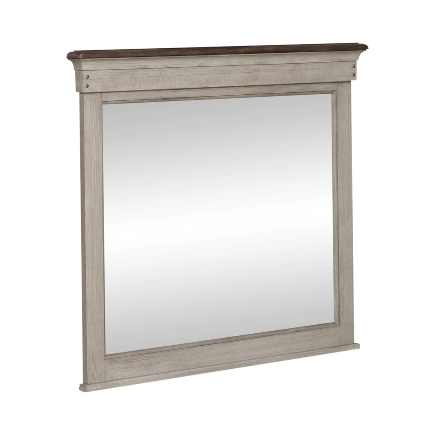 Ivy Hollow Landscape Mirror in Weathered Linen image