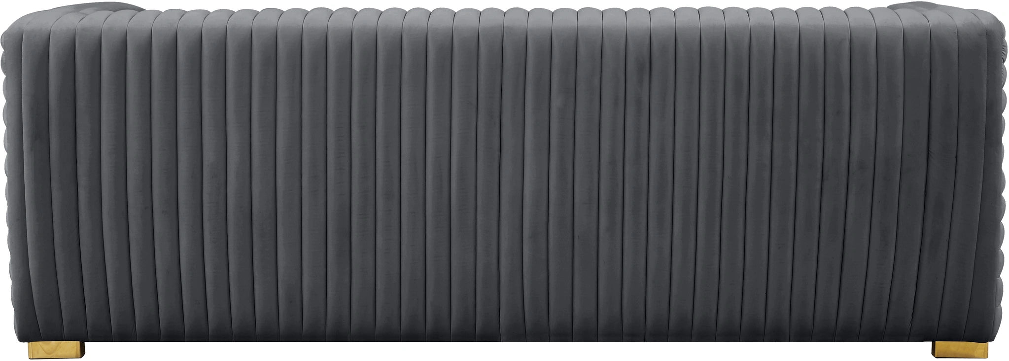 Ravish Grey Velvet Sofa