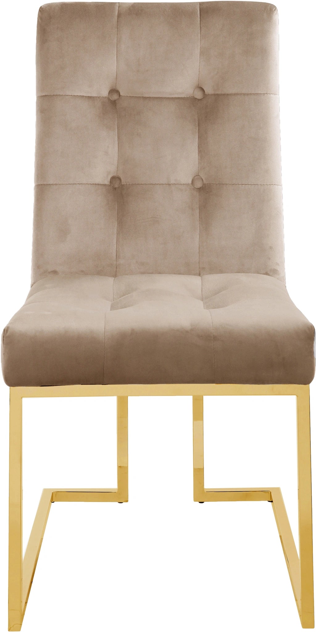 Pierre Beige Velvet Dining Chair