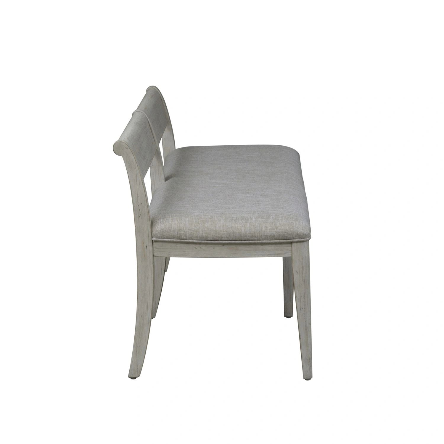 Farmhouse Reimagined Upholstered Bench (RTA) in Antique White image