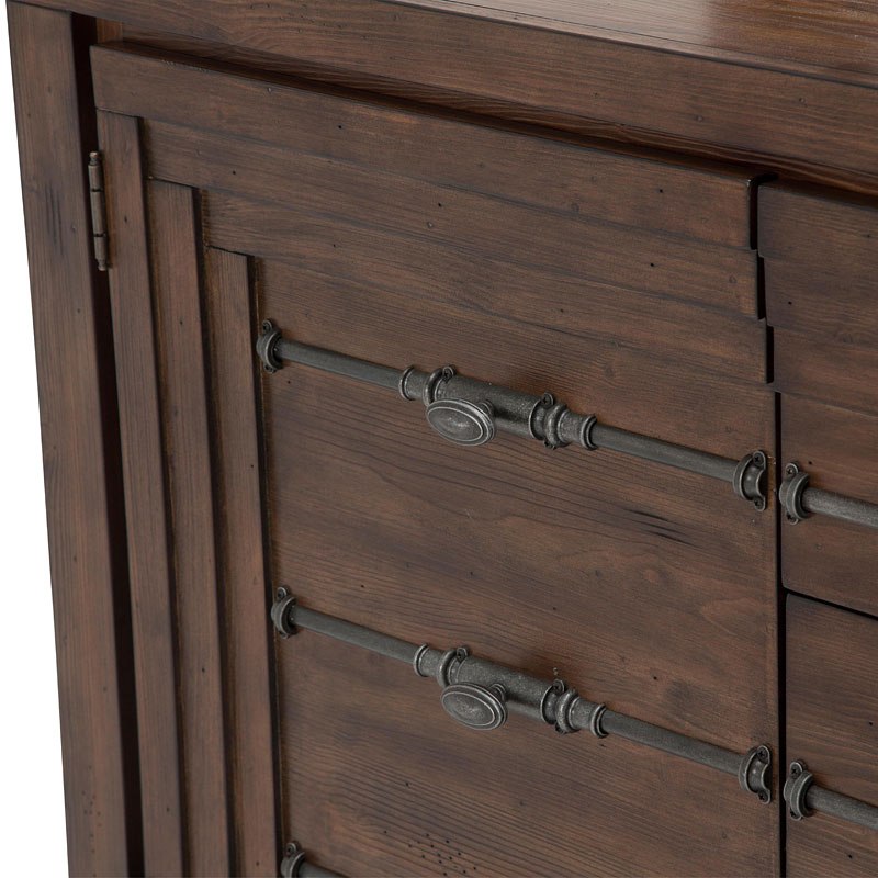 Aico Carrollton Sideboard in Rustic Ranch - Luxury Home Furniture (MI)
