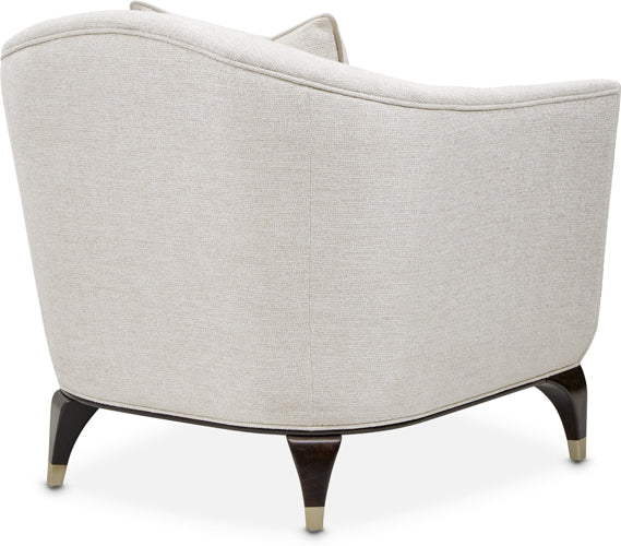 AICO Paris Chic Matching Chair Cremini in Espresso - Luxury Home Furniture (MI)