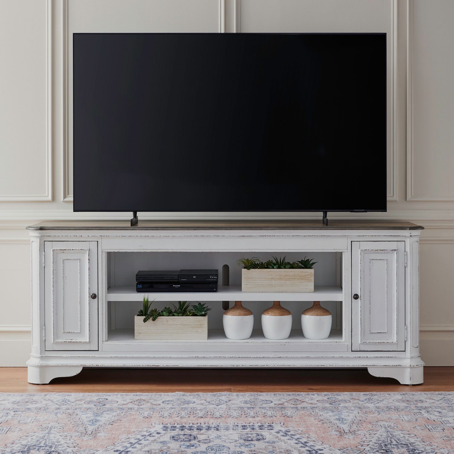 Fireplace TV Consoles 82 Inch Fireplace TV Console image