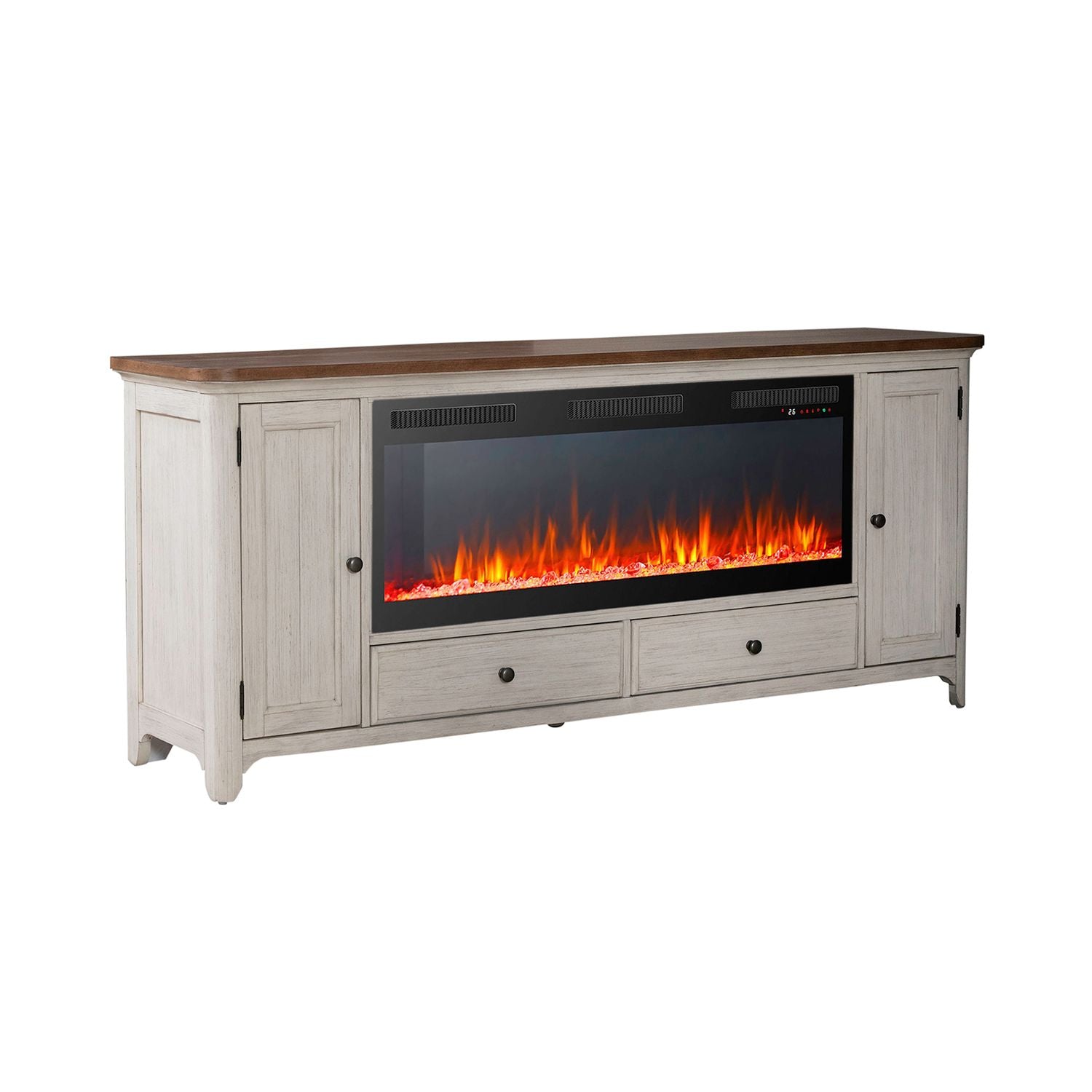 Fireplace TV Consoles 652 80 Inch Console w/ Fire FTS