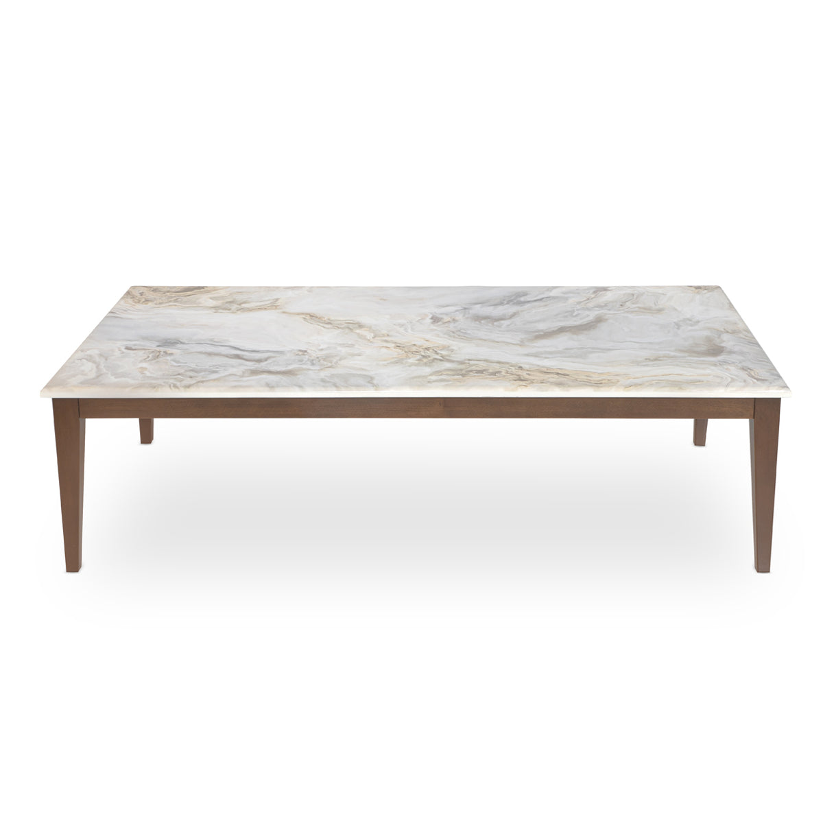 AICO Balboa Rectangular Cocktail Table in Warm Walnut - Luxury Home Furniture (MI)