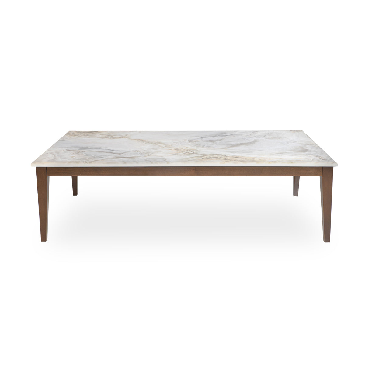 AICO Balboa Rectangular Cocktail Table in Warm Walnut