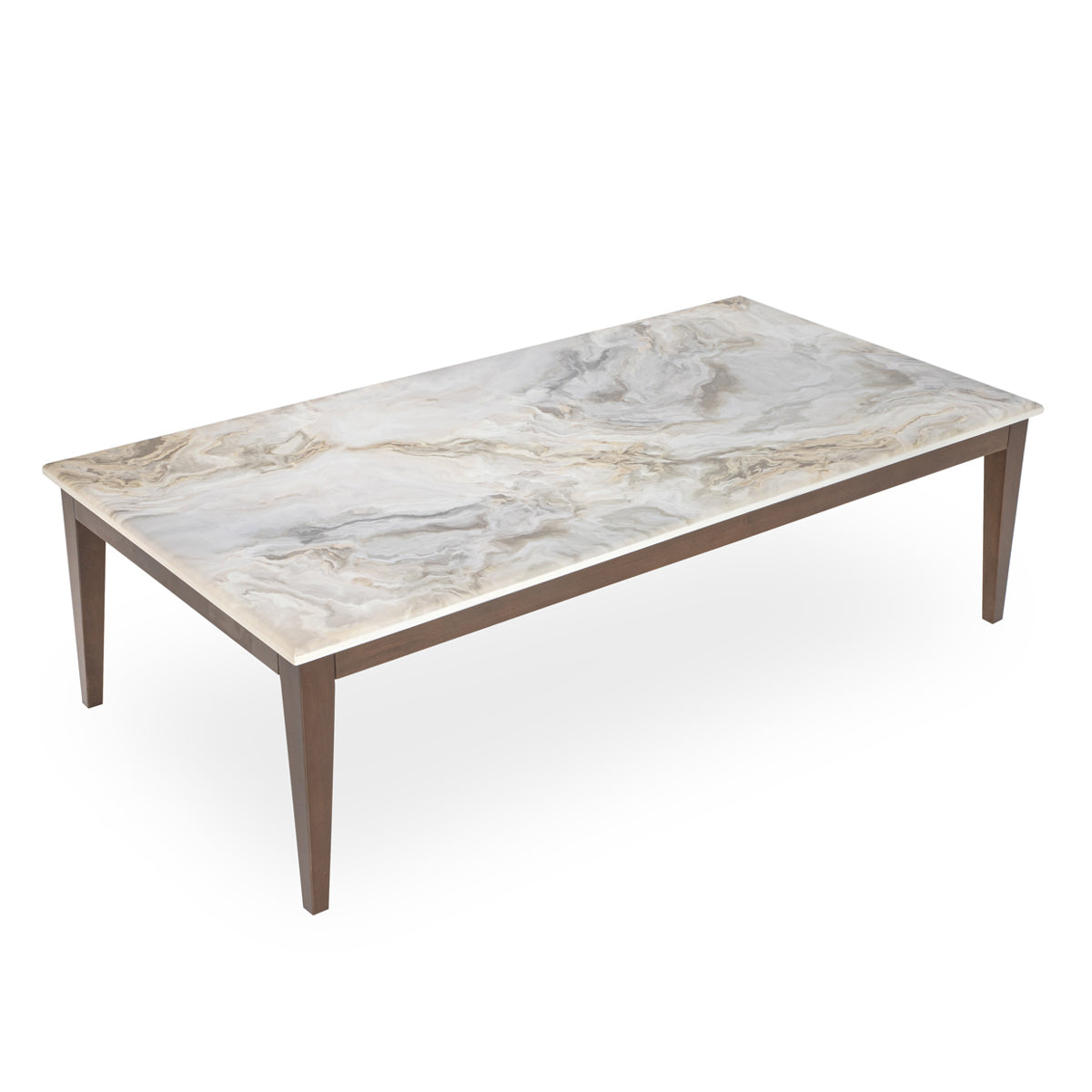AICO Balboa Rectangular Cocktail Table in Warm Walnut - Luxury Home Furniture (MI)
