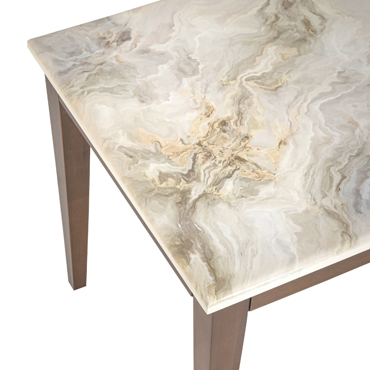 AICO Balboa End Table in Warm Walnut - Luxury Home Furniture (MI)