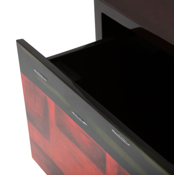 AICO Furniture Illusions 3 Drawers V Shape Storage Chest - Luxury Home Furniture (MI)
