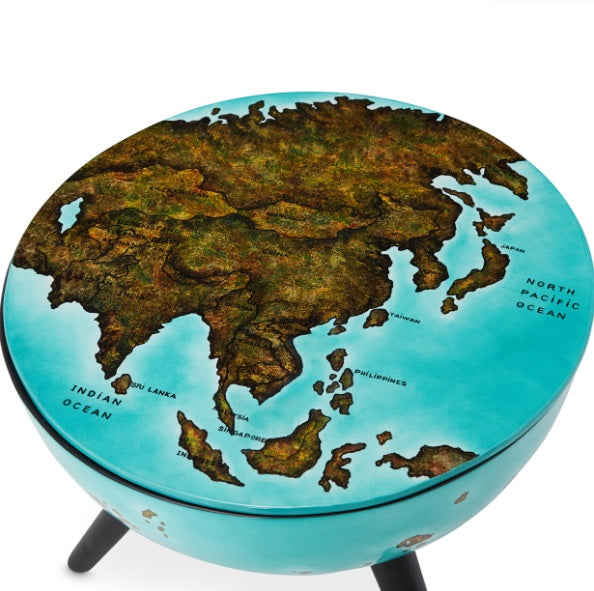 AICO Furniture Illusions Accent Map Table - Luxury Home Furniture (MI)