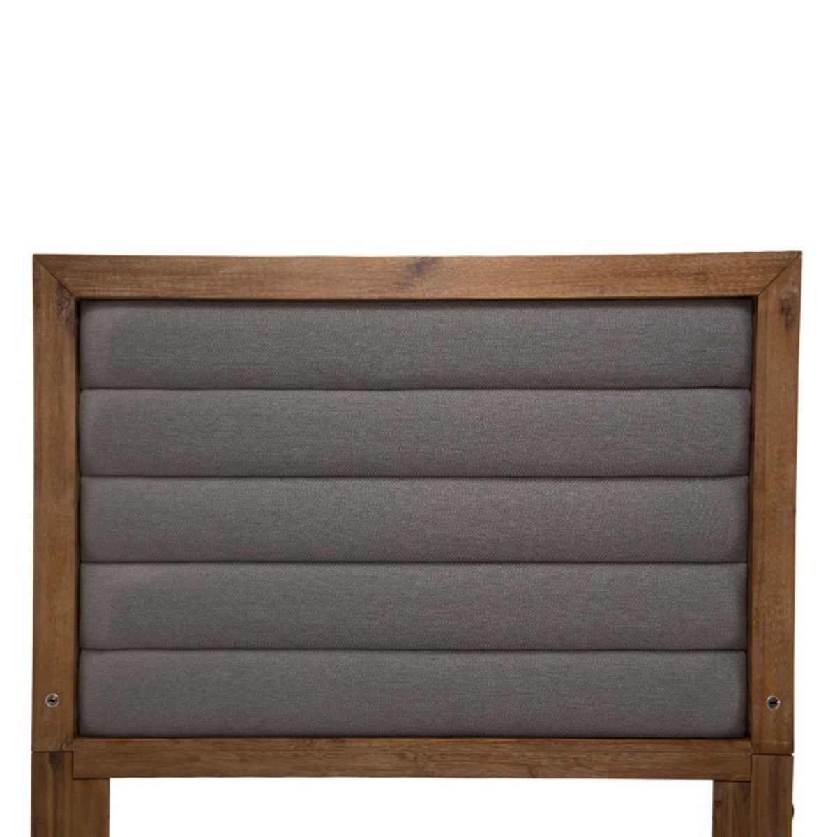 AICO Brooklyn Walk Queen Channel Tufted Panel Bed in Burnt Umber - Luxury Home Furniture (MI)