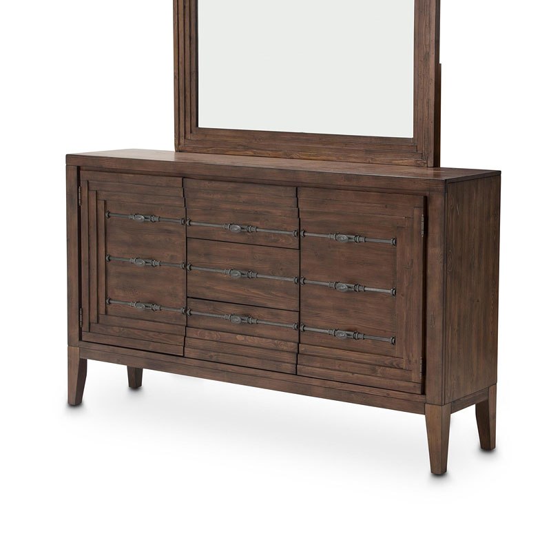 Aico Carrollton Sideboard in Rustic Ranch - Luxury Home Furniture (MI)
