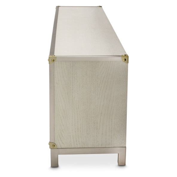 AICO Furniture Menlo Station TV Console in Eucalyptus - Luxury Home Furniture (MI)