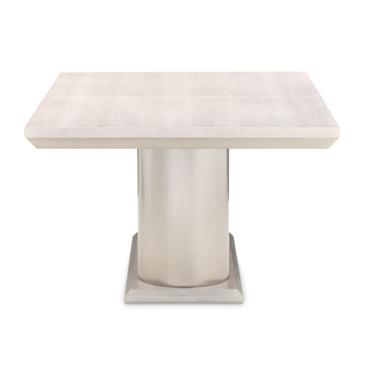 AICO Marin Double Pedestal Table in Greige - Luxury Home Furniture (MI)