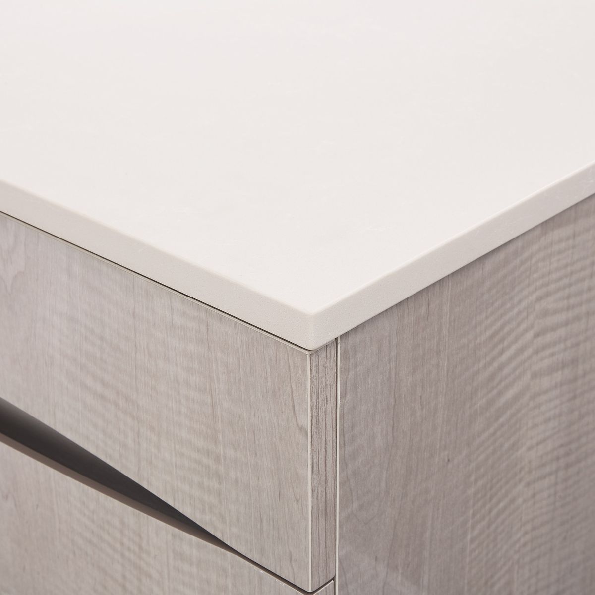 AICO Marin Nightstand in Greige - Luxury Home Furniture (MI)