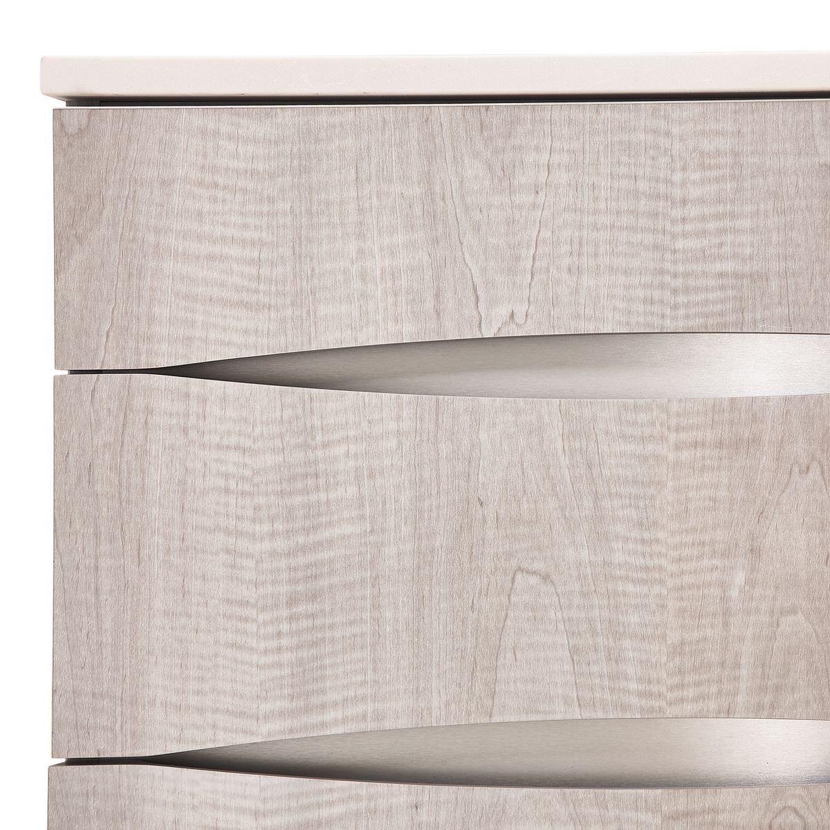 AICO Marin Nightstand in Greige - Luxury Home Furniture (MI)
