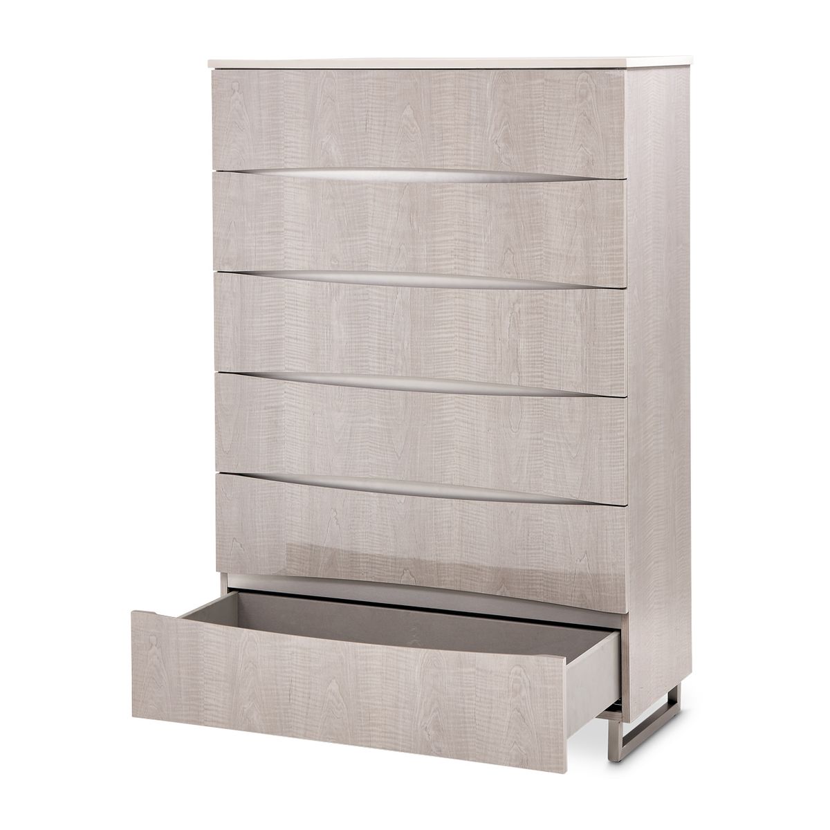 AICO Marin 6-Drawer Chest in Greige - Luxury Home Furniture (MI)