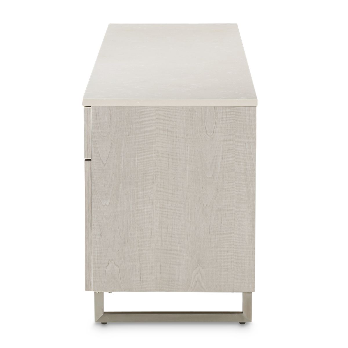 AICO Marin Media Cabinet in Greige