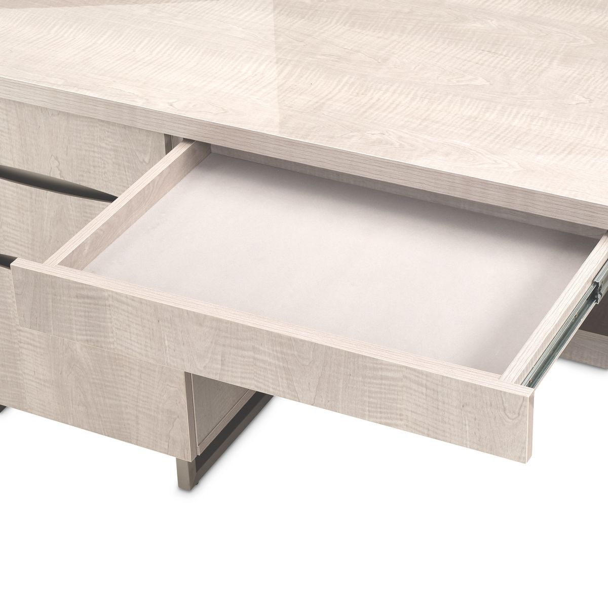 AICO Marin Desk in Greige - Luxury Home Furniture (MI)