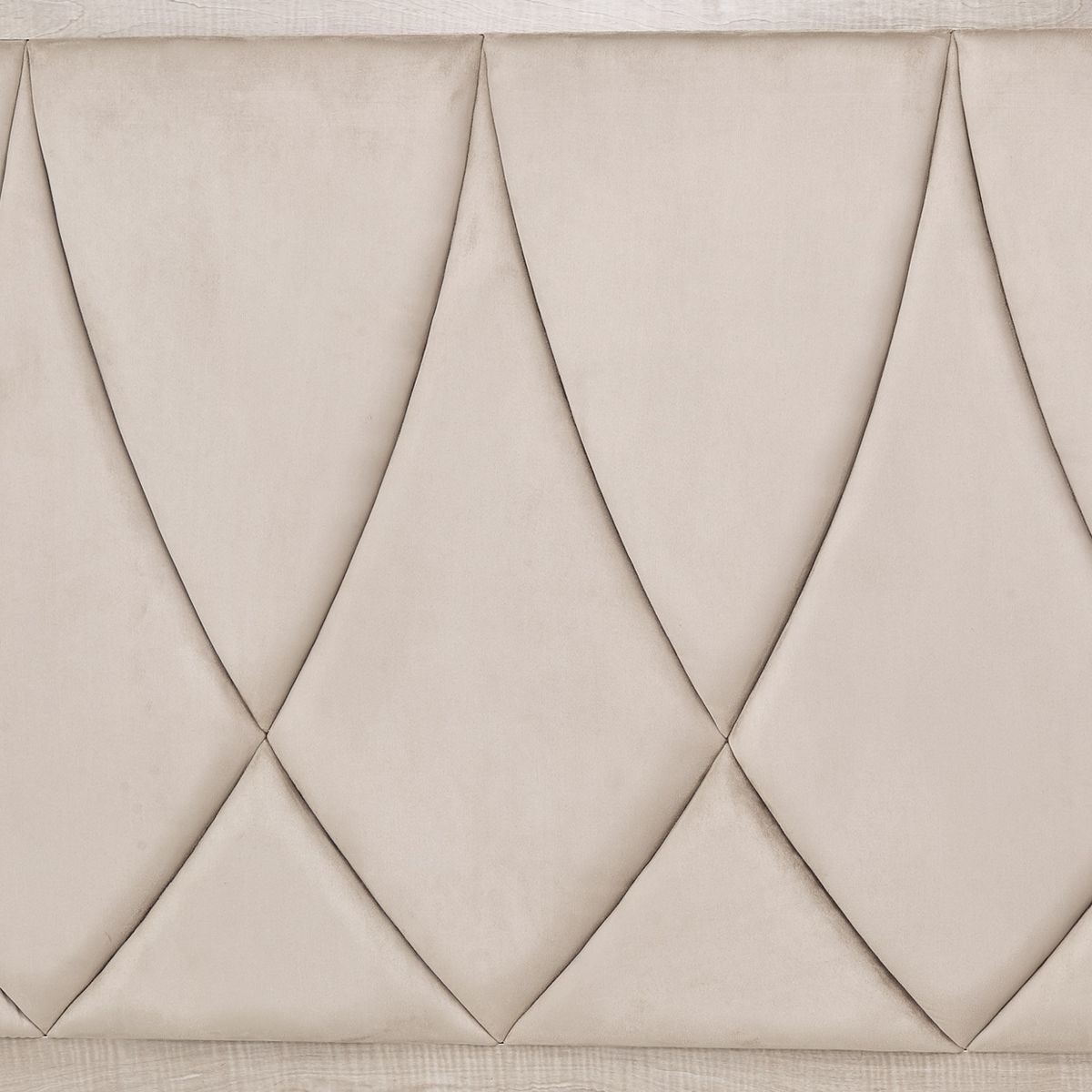 AICO Marin Queen Panel Bed in Greige