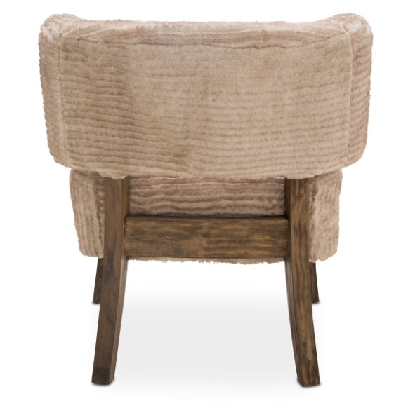 AICO Furniture A La Carte HalfMoon Curved Back Chair in Boardwalk - Luxury Home Furniture (MI)