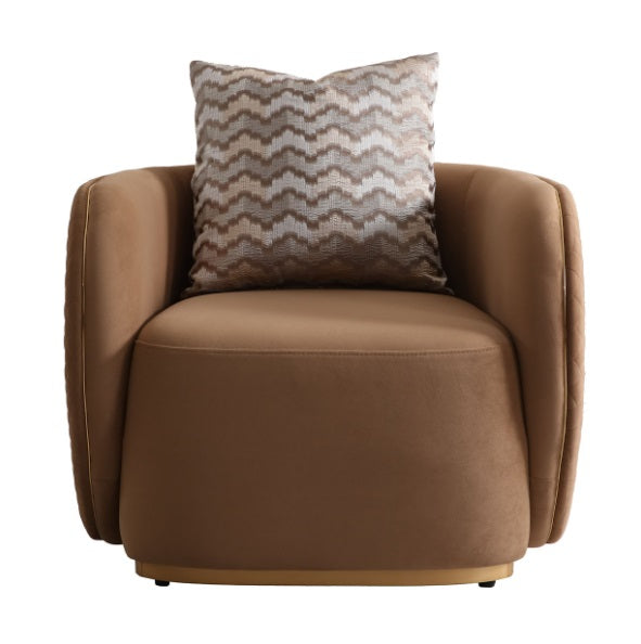 AICO Furniture Ariana Chair in Caramel Gold - Luxury Home Furniture (MI)