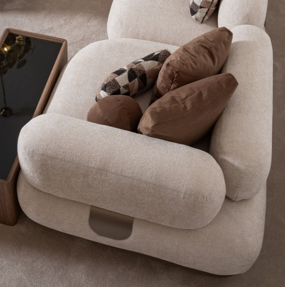 AICO Furniture Bristol Point Corner Unit in Saddle Brown - Luxury Home Furniture (MI)