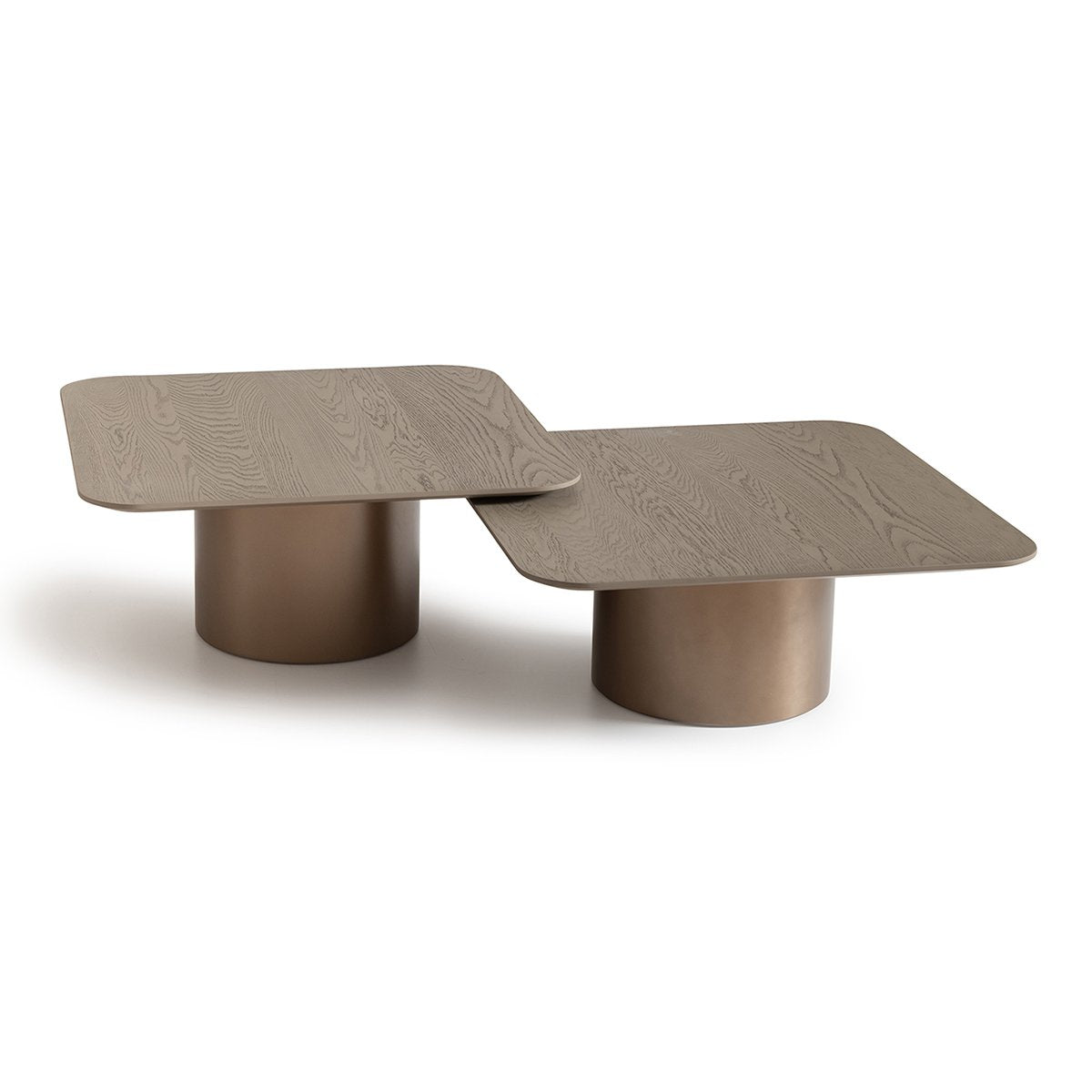 AICO Canberra Tall Cocktail Table in Brown